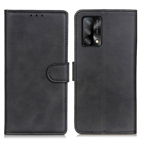 Custodia Portafoglio In Pelle Cover con Supporto A05D per Oppo A74 4G Nero