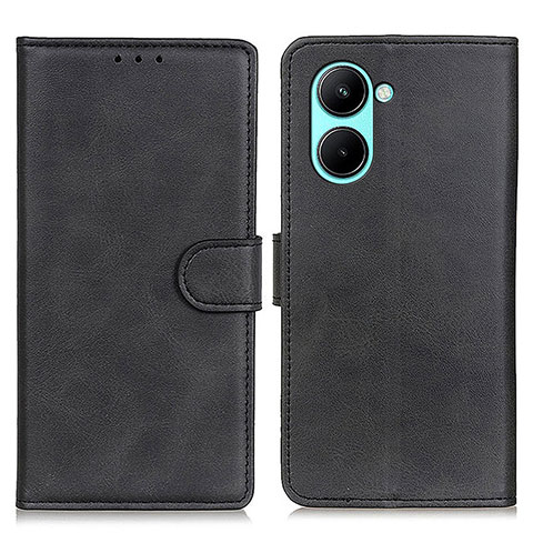 Custodia Portafoglio In Pelle Cover con Supporto A05D per Realme C33 (2023) Nero