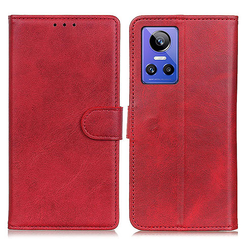 Custodia Portafoglio In Pelle Cover con Supporto A05D per Realme GT Neo3 5G Rosso