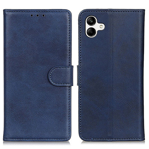 Custodia Portafoglio In Pelle Cover con Supporto A05D per Samsung Galaxy A04E Blu