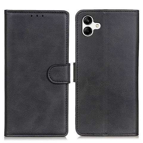 Custodia Portafoglio In Pelle Cover con Supporto A05D per Samsung Galaxy A05 Nero