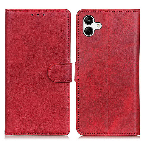 Custodia Portafoglio In Pelle Cover con Supporto A05D per Samsung Galaxy F14 5G Rosso