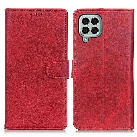 Custodia Portafoglio In Pelle Cover con Supporto A05D per Samsung Galaxy M33 5G Rosso