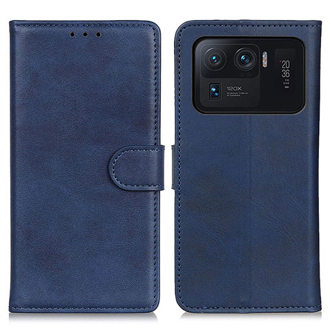 Custodia Portafoglio In Pelle Cover con Supporto A05D per Xiaomi Mi 11 Ultra 5G Marrone