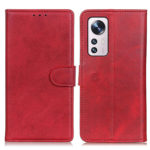 Custodia Portafoglio In Pelle Cover con Supporto A05D per Xiaomi Mi 12S 5G Rosso