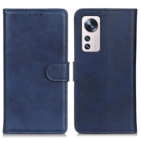 Custodia Portafoglio In Pelle Cover con Supporto A05D per Xiaomi Mi 12S Pro 5G Blu