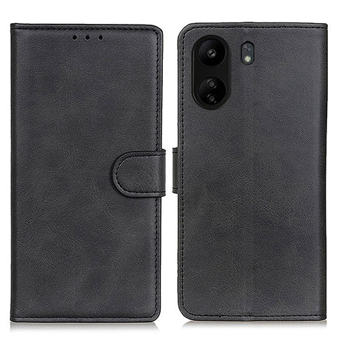 Custodia Portafoglio In Pelle Cover con Supporto A05D per Xiaomi Redmi 13C Nero