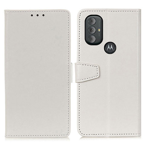 Custodia Portafoglio In Pelle Cover con Supporto A06D per Motorola Moto G Play Gen 2 Bianco