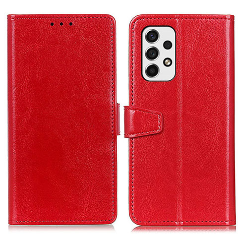 Custodia Portafoglio In Pelle Cover con Supporto A06D per Samsung Galaxy A53 5G Rosso