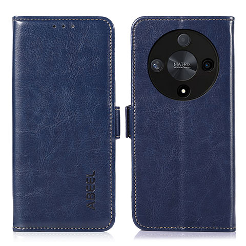 Custodia Portafoglio In Pelle Cover con Supporto A07D per Huawei Honor Magic6 Lite 5G Blu