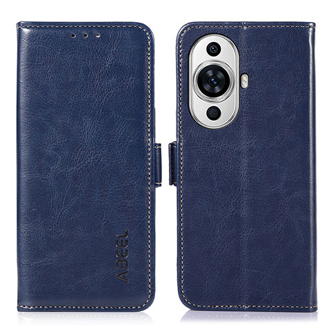 Custodia Portafoglio In Pelle Cover con Supporto A07D per Huawei Nova 11 Blu