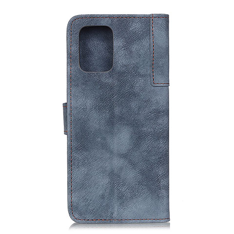 Custodia Portafoglio In Pelle Cover con Supporto A07D per Motorola Moto G100 5G Blu