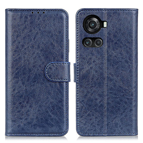 Custodia Portafoglio In Pelle Cover con Supporto A07D per OnePlus 10R 5G Blu