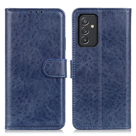 Custodia Portafoglio In Pelle Cover con Supporto A07D per Samsung Galaxy A05s Blu