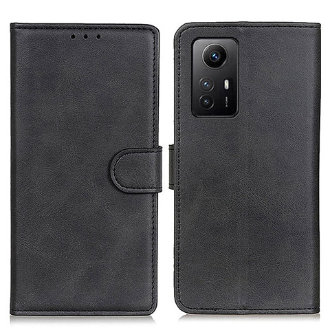 Custodia Portafoglio In Pelle Cover con Supporto A07D per Xiaomi Redmi Note 12S Nero