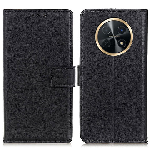 Custodia Portafoglio In Pelle Cover con Supporto A08D per Huawei Nova Y91 Nero