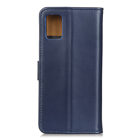 Custodia Portafoglio In Pelle Cover con Supporto A08D per Motorola Moto Edge S 5G Blu