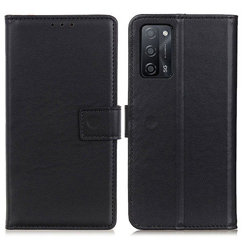 Custodia Portafoglio In Pelle Cover con Supporto A08D per Oppo A53s 5G Nero