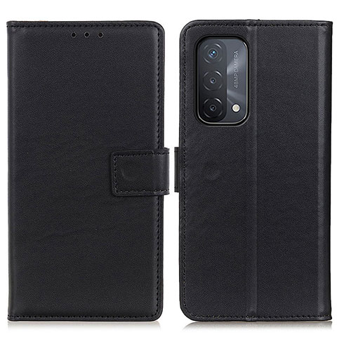 Custodia Portafoglio In Pelle Cover con Supporto A08D per Oppo A93 5G Nero