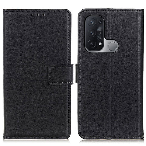 Custodia Portafoglio In Pelle Cover con Supporto A08D per Oppo Reno5 A Nero