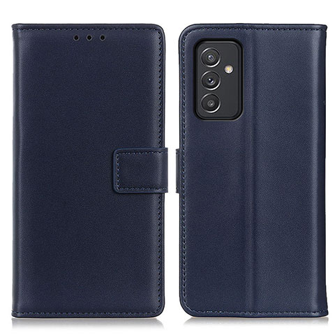 Custodia Portafoglio In Pelle Cover con Supporto A08D per Samsung Galaxy A15 LTE Blu