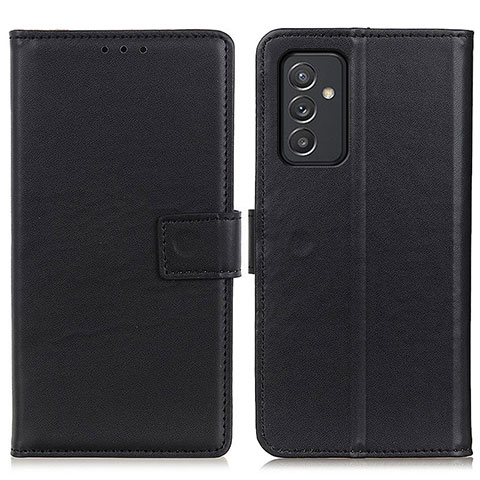 Custodia Portafoglio In Pelle Cover con Supporto A08D per Samsung Galaxy A15 LTE Nero