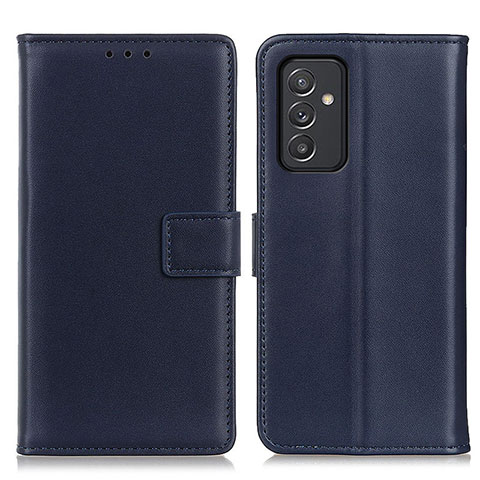 Custodia Portafoglio In Pelle Cover con Supporto A08D per Samsung Galaxy A34 5G Blu