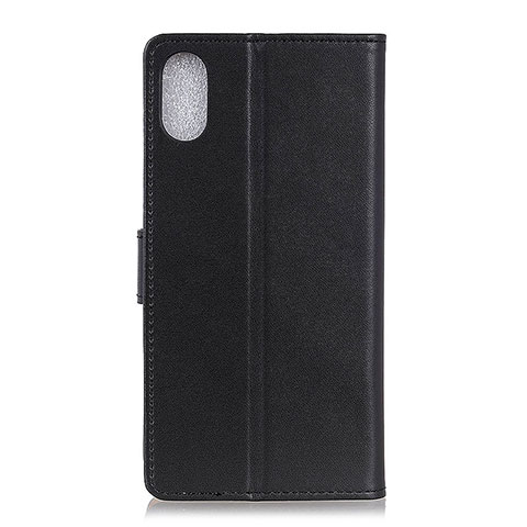 Custodia Portafoglio In Pelle Cover con Supporto A08D per Samsung Galaxy M01 Core Nero