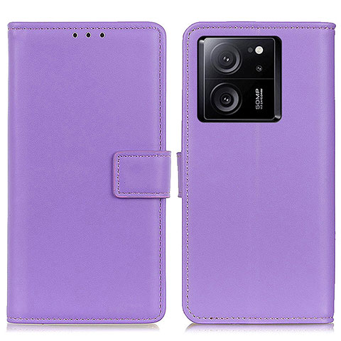 Custodia Portafoglio In Pelle Cover con Supporto A08D per Xiaomi Mi 13T 5G Viola