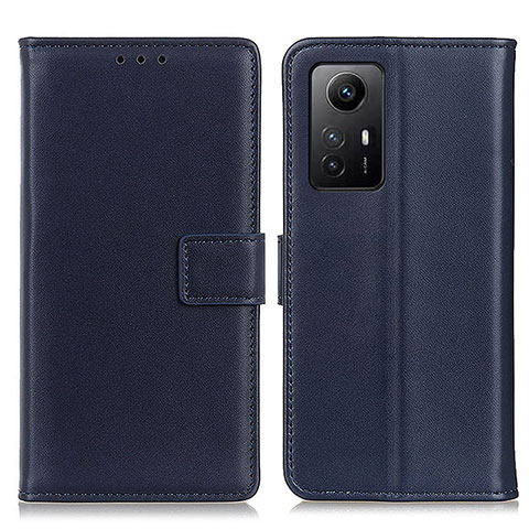 Custodia Portafoglio In Pelle Cover con Supporto A08D per Xiaomi Redmi Note 12S Blu