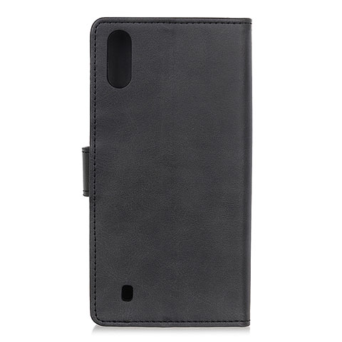 Custodia Portafoglio In Pelle Cover con Supporto A09D per Samsung Galaxy M01 Nero