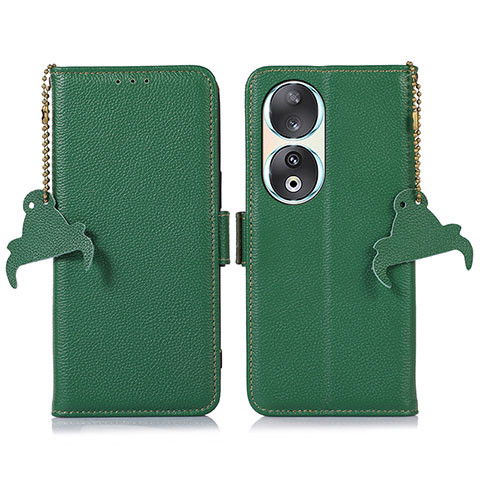 Custodia Portafoglio In Pelle Cover con Supporto A10D per Huawei Honor 90 5G Verde