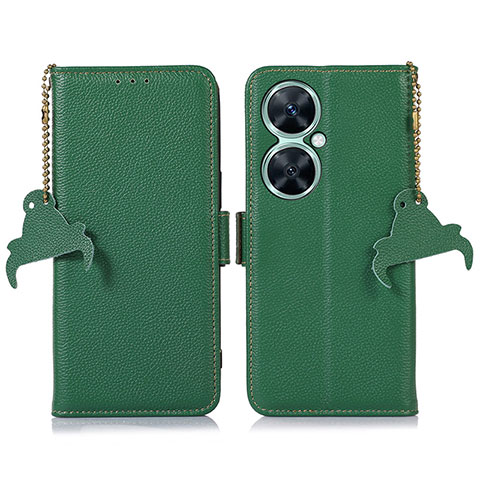 Custodia Portafoglio In Pelle Cover con Supporto A10D per Huawei Nova 11i Verde