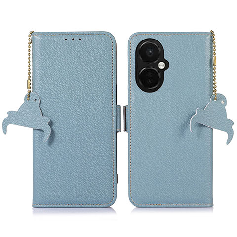 Custodia Portafoglio In Pelle Cover con Supporto A10D per OnePlus Nord CE 3 5G Azzurro