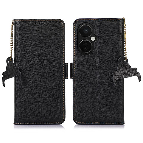 Custodia Portafoglio In Pelle Cover con Supporto A10D per OnePlus Nord N30 5G Nero