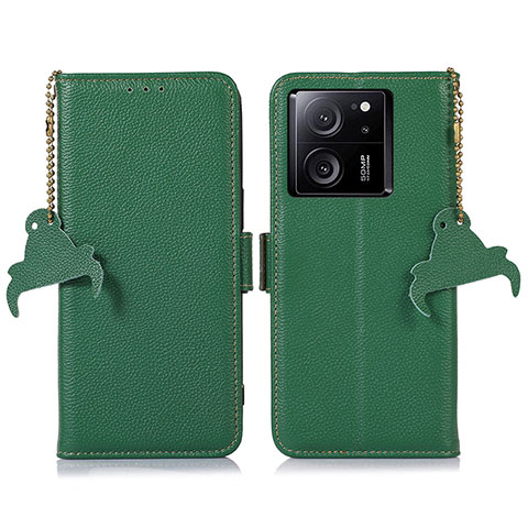 Custodia Portafoglio In Pelle Cover con Supporto A10D per Xiaomi Redmi K60 Ultra 5G Verde