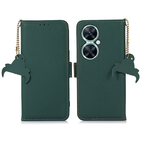 Custodia Portafoglio In Pelle Cover con Supporto A11D per Huawei Nova 11i Verde