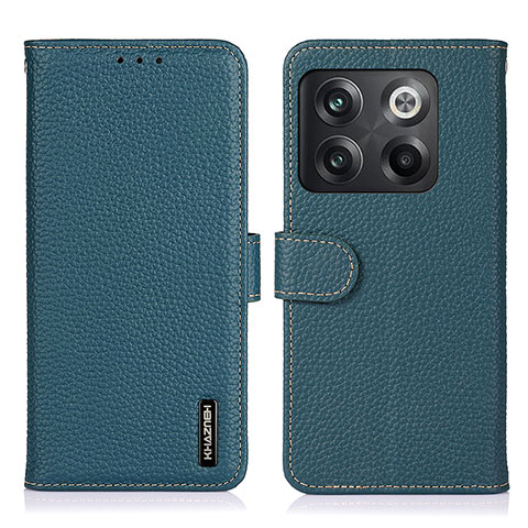 Custodia Portafoglio In Pelle Cover con Supporto B01H per OnePlus Ace Pro 5G Verde