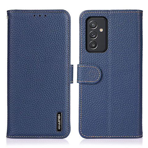 Custodia Portafoglio In Pelle Cover con Supporto B01H per Samsung Galaxy A24 4G Blu