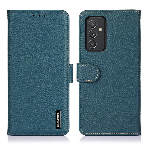 Custodia Portafoglio In Pelle Cover con Supporto B01H per Samsung Galaxy A34 5G Verde