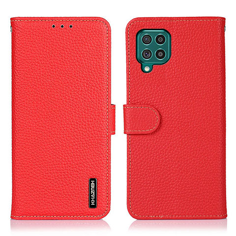 Custodia Portafoglio In Pelle Cover con Supporto B01H per Samsung Galaxy M62 4G Rosso