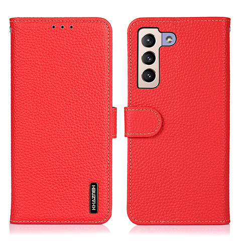 Custodia Portafoglio In Pelle Cover con Supporto B01H per Samsung Galaxy S24 5G Rosso