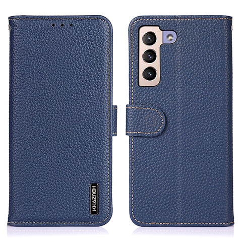 Custodia Portafoglio In Pelle Cover con Supporto B01H per Samsung Galaxy S25 5G Blu