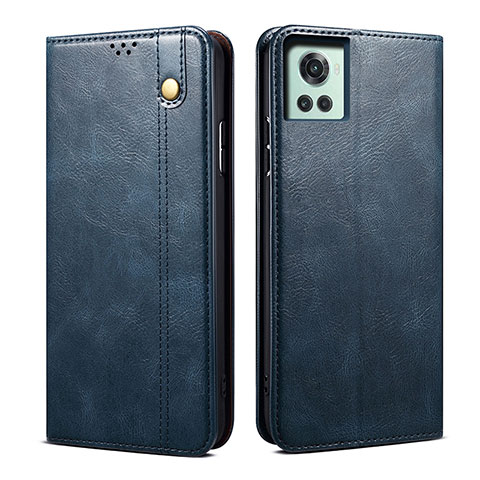 Custodia Portafoglio In Pelle Cover con Supporto B01S per OnePlus Ace 5G Blu