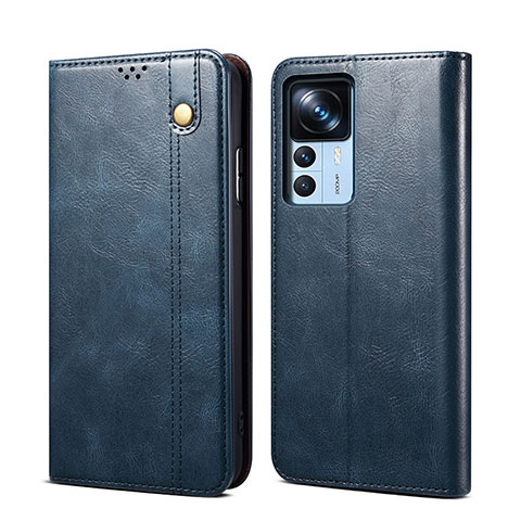 Custodia Portafoglio In Pelle Cover con Supporto B01S per Xiaomi Mi 12T 5G Blu