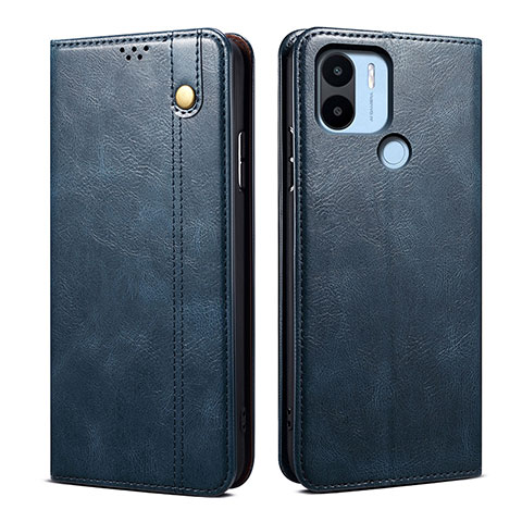 Custodia Portafoglio In Pelle Cover con Supporto B01S per Xiaomi Redmi A1 Blu