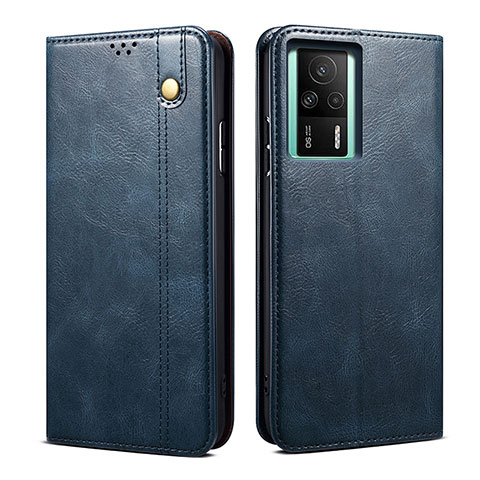 Custodia Portafoglio In Pelle Cover con Supporto B01S per Xiaomi Redmi K60E 5G Blu