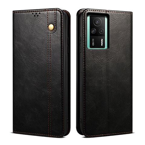 Custodia Portafoglio In Pelle Cover con Supporto B01S per Xiaomi Redmi K60E 5G Nero