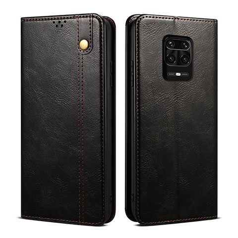 Custodia Portafoglio In Pelle Cover con Supporto B01S per Xiaomi Redmi Note 10 Lite India Nero