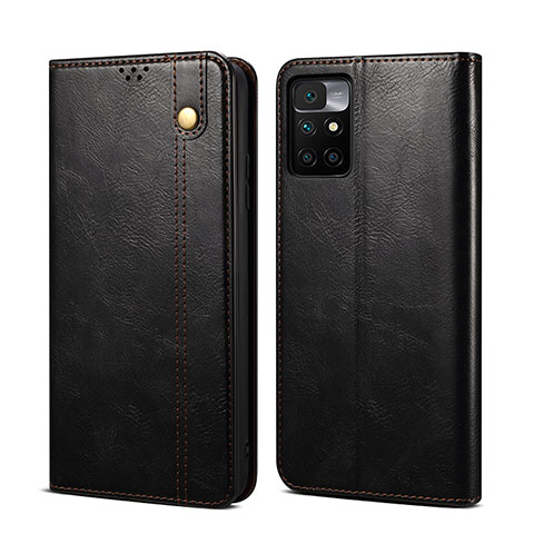 Custodia Portafoglio In Pelle Cover con Supporto B01S per Xiaomi Redmi Note 11 4G (2021) Nero